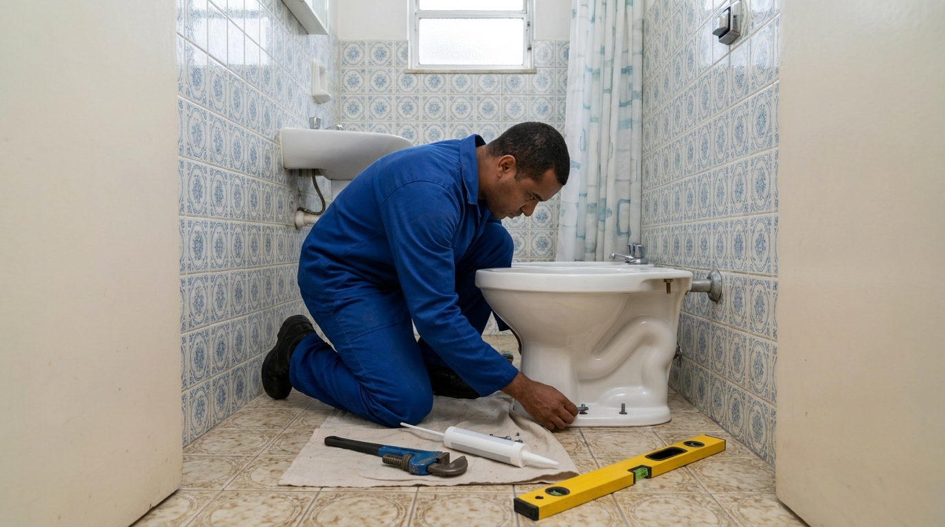 Substituição de louça sanitária em Ponta Grossa-PR
